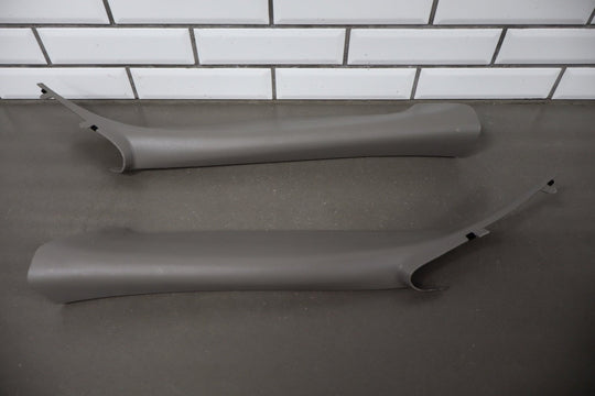 99 - 07 Chevy GMC Silverado Sierra SUV GMT800 A Pillar Trims Medium Gray
