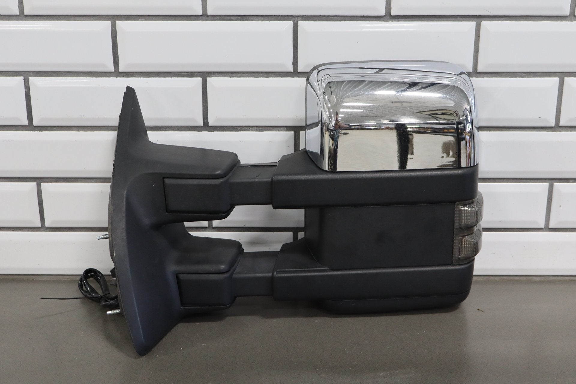 99-07 Ford F-250 F-350 Aftermarket Chrome Tow Mirror Pair Set Left/Right