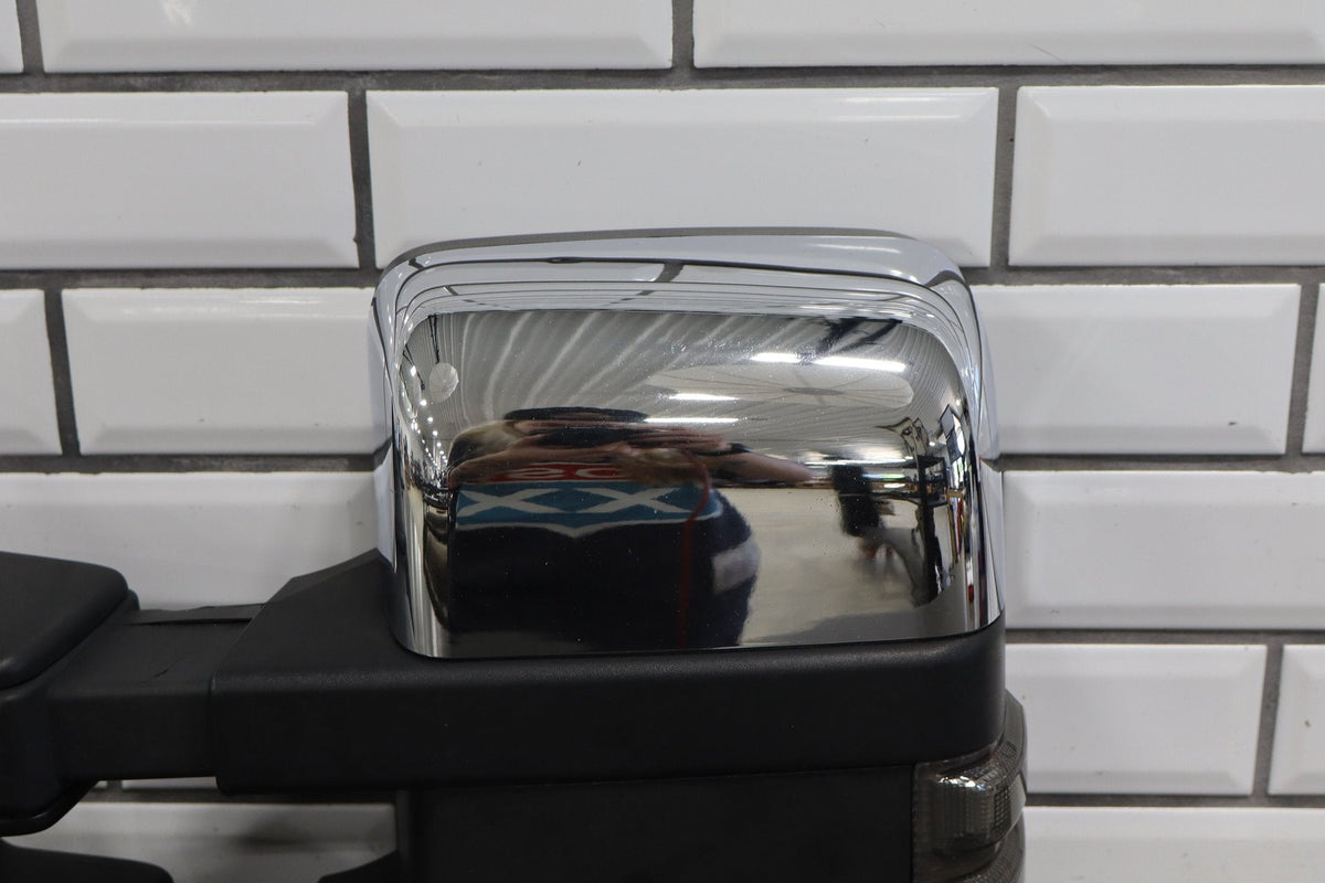 99-07 Ford F-250 F-350 Aftermarket Chrome Tow Mirror Pair Set Left/Right