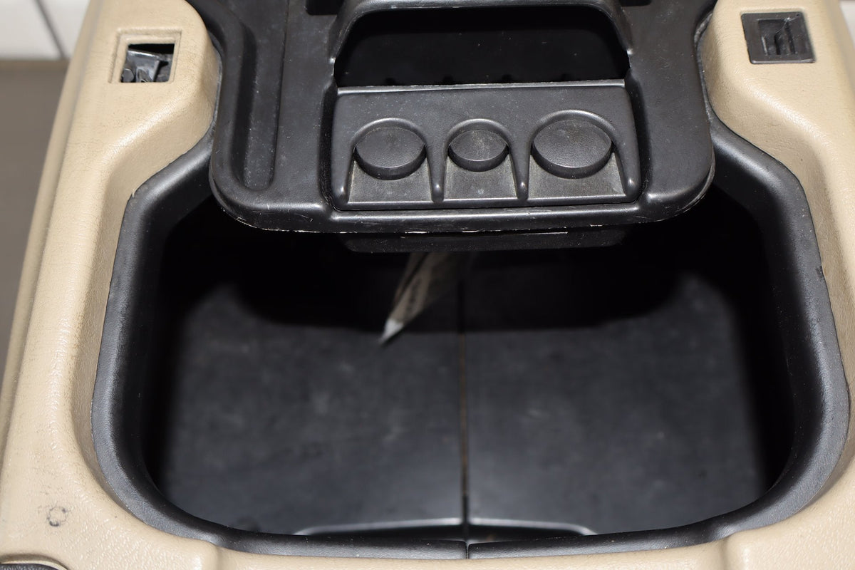 99-07 Ford F250 F350 Super Duty Center Console Assembly Lariat Tan