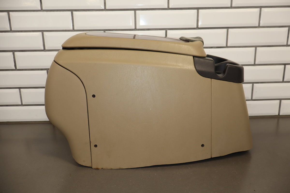 99-07 Ford F250 F350 Super Duty Center Console Assembly Lariat Tan