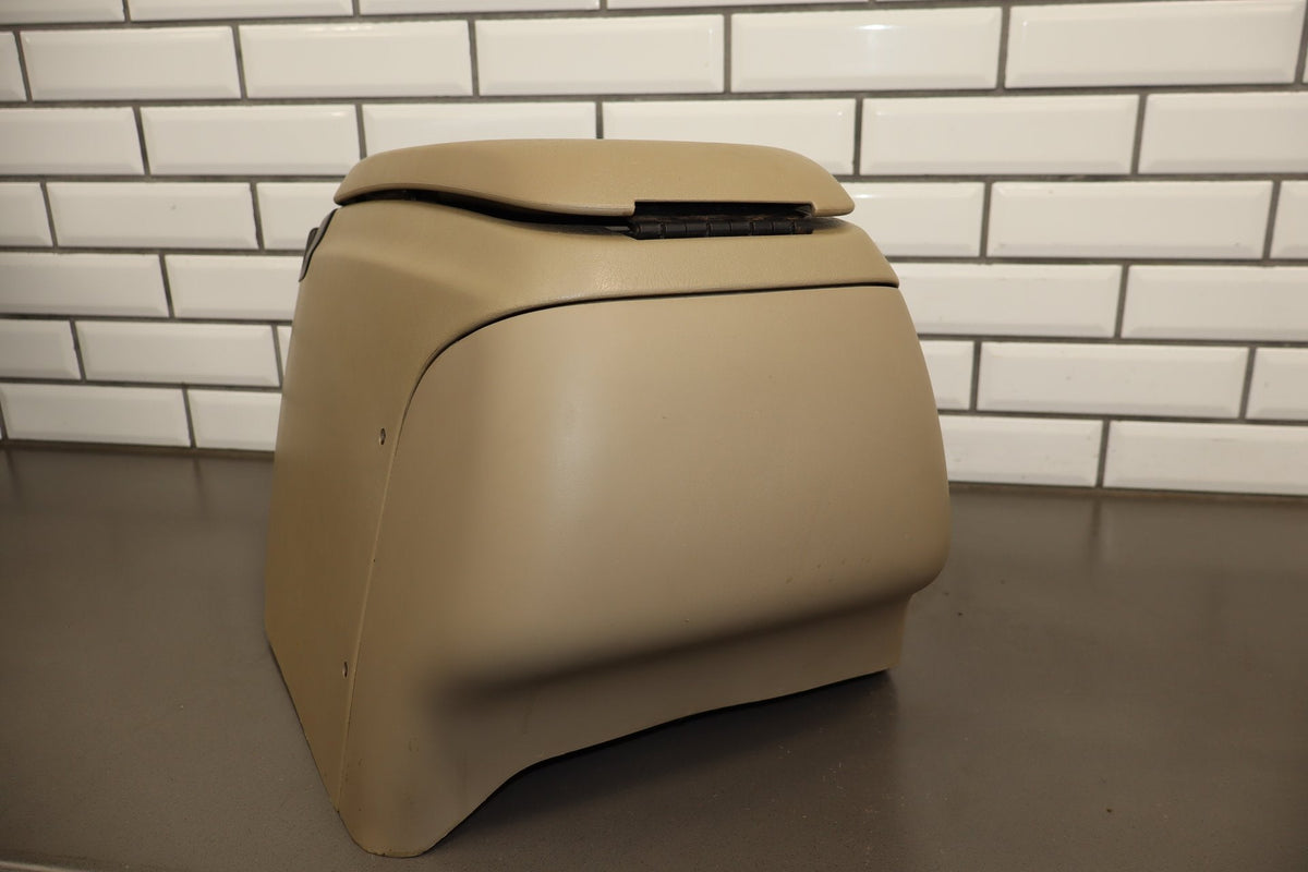 99-07 Ford F250 F350 Super Duty Center Console Assembly Lariat Tan