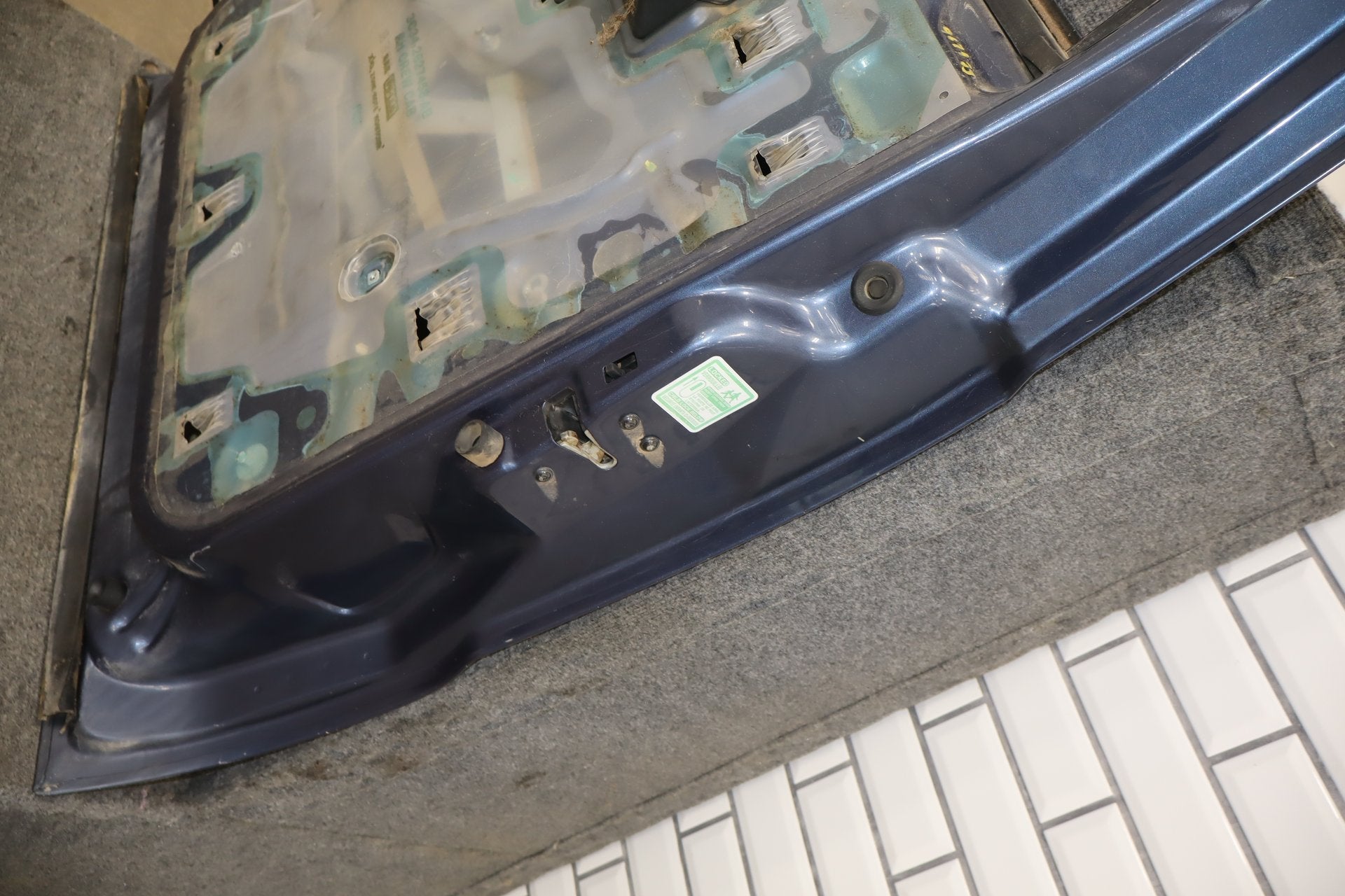 99-07 Ford F250 F350 Super Duty Crew Cab Right Rear Door Wedgewood Blue LD