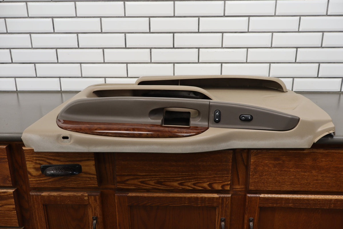 99-07 Ford F250 F350 Super Duty Passenger Front Door Panel Tan OEM