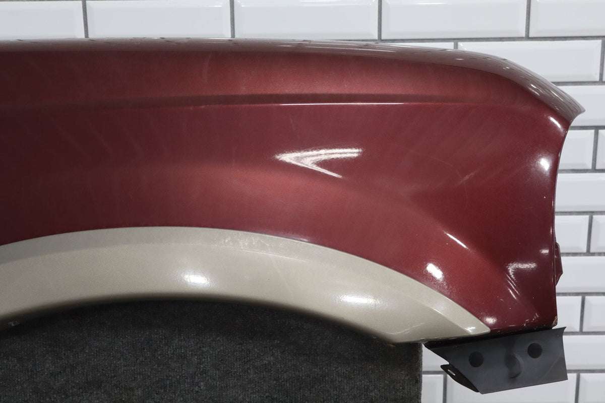 99-07 Ford F250 F350 Super Duty Passenger Right RH Fender Dark Toreador Red Rust Free