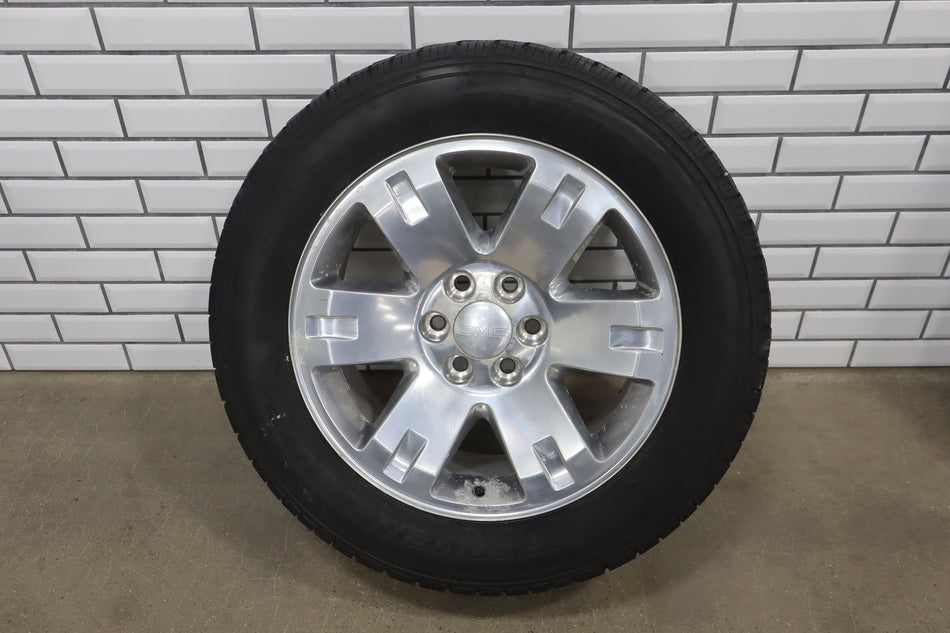 99-14 Chevy GMC OEM 20" Polished Wheel/Tire Set 275/55/20 (4) 6 Lug 1500