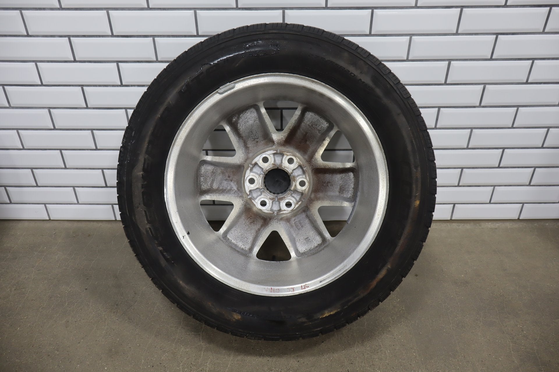 99-14 Chevy GMC OEM 20" Polished Wheel/Tire Set 275/55/20 (4) 6 Lug 1500