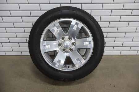 99-14 Chevy GMC OEM 20" Polished Wheel/Tire Set 275/55/20 (4) 6 Lug 1500