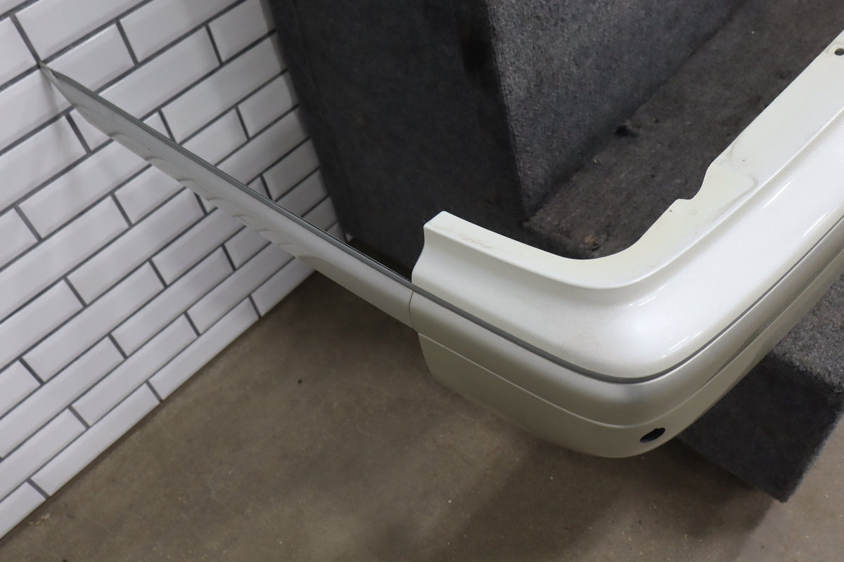 995-1999 Toyota Crown Rear Bumper White 2BK OEM JZS151 See Photos