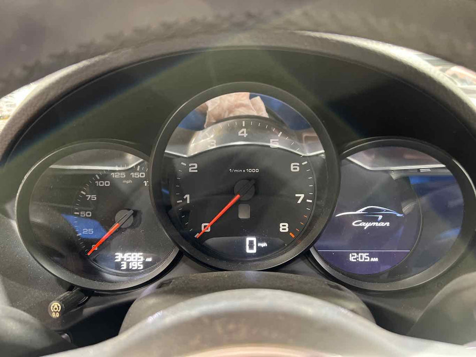 2019 Porsche Cayman- Speedometer