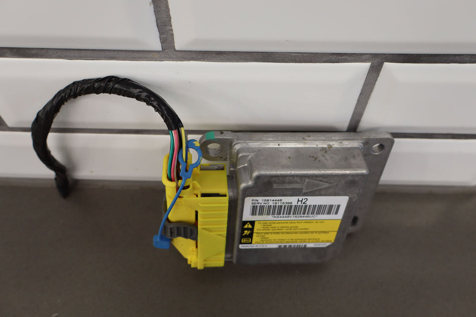 2006-2007 Hummer H2 SRS Module 19115398