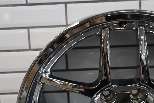 C5 Corvette Z06 Single (1) REAR 18x10.5 Wheel Double 5 - Spoke Chrome