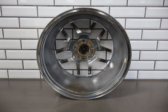 C5 Corvette Z06 Single (1) REAR 18x10.5 Wheel Double 5 - Spoke Chrome