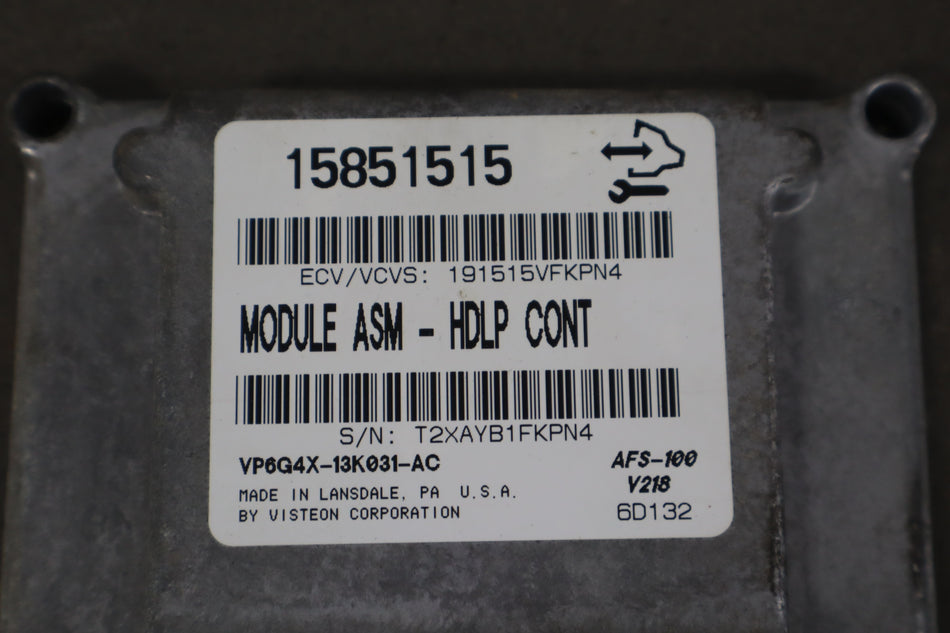 2006 Cadillac XLR- Chassis Control Module
