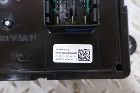 Cabin Fuse Box, 2022, Rivian, R1S