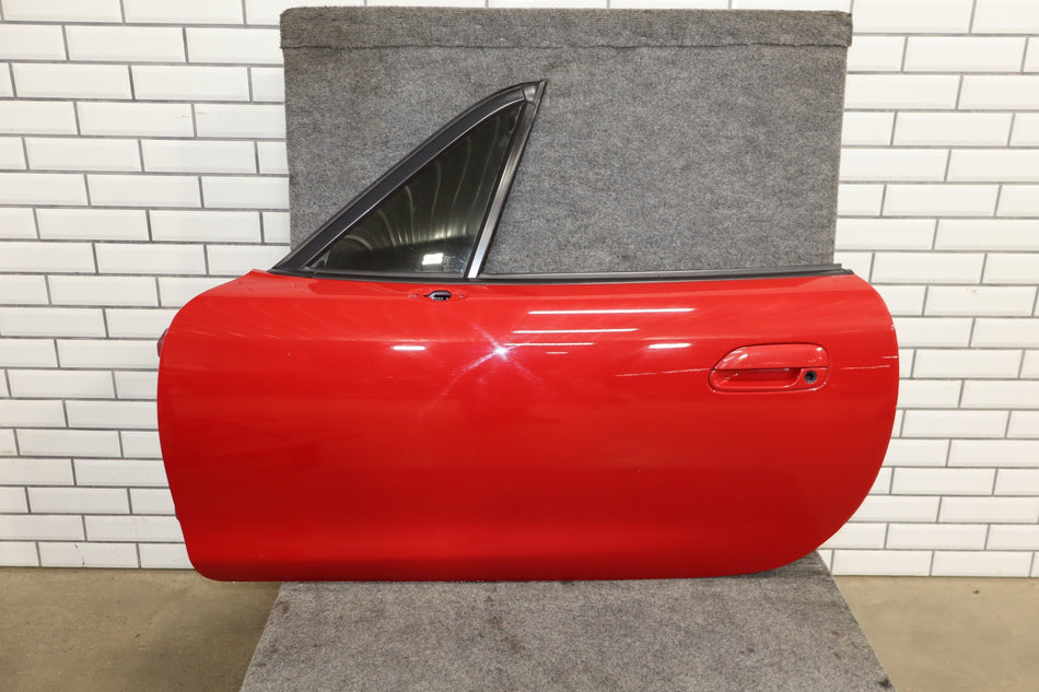 2001-2005 Mazda Miata Left Front Door Classic Red A3E