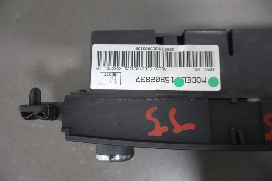 2005-2013 Chevrolet Corvette C6 Heater Climate Control Dual Zone