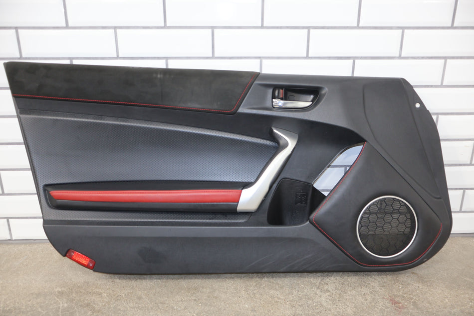 2019 Toyota 86 TRD SE Pair LH&RH Interior Door Trim Panels (Red/Black 30)