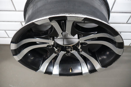 EMR 17x8 Black Machined Split 5-Spoke Wheels Set of 4 Super Duty