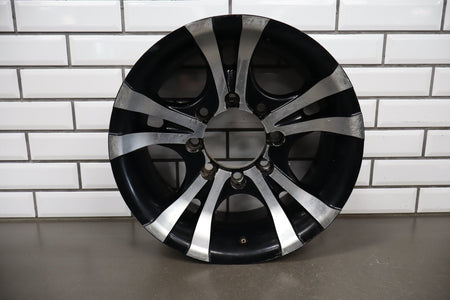 EMR 17x8 Black Machined Split 5-Spoke Wheels Set of 4 Super Duty