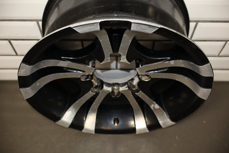 EMR 17x8 Black Machined Split 5-Spoke Wheels Set of 4 Super Duty