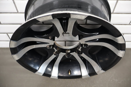EMR 17x8 Black Machined Split 5-Spoke Wheels Set of 4 Super Duty