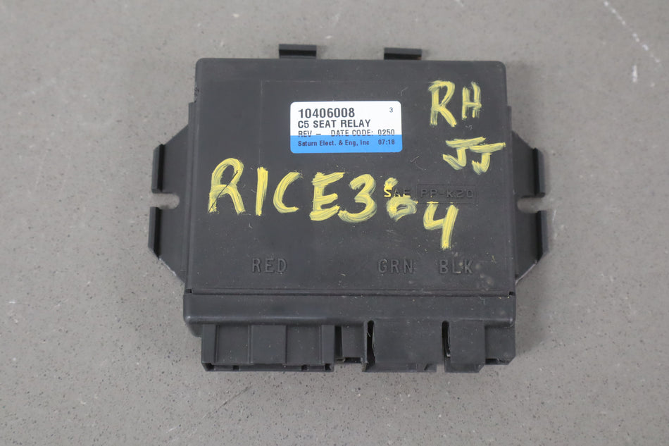 2001 Chevrolet Corvette- Chassis Control Module