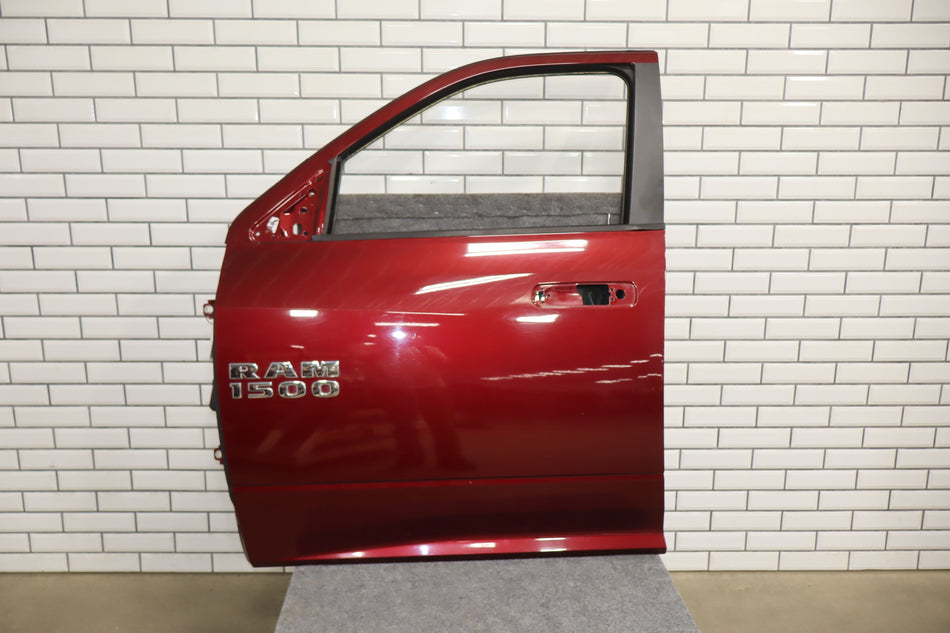 09-18 Ram 1500/2500/3500 Quad/Crew Cab Left Front Door Red PRV