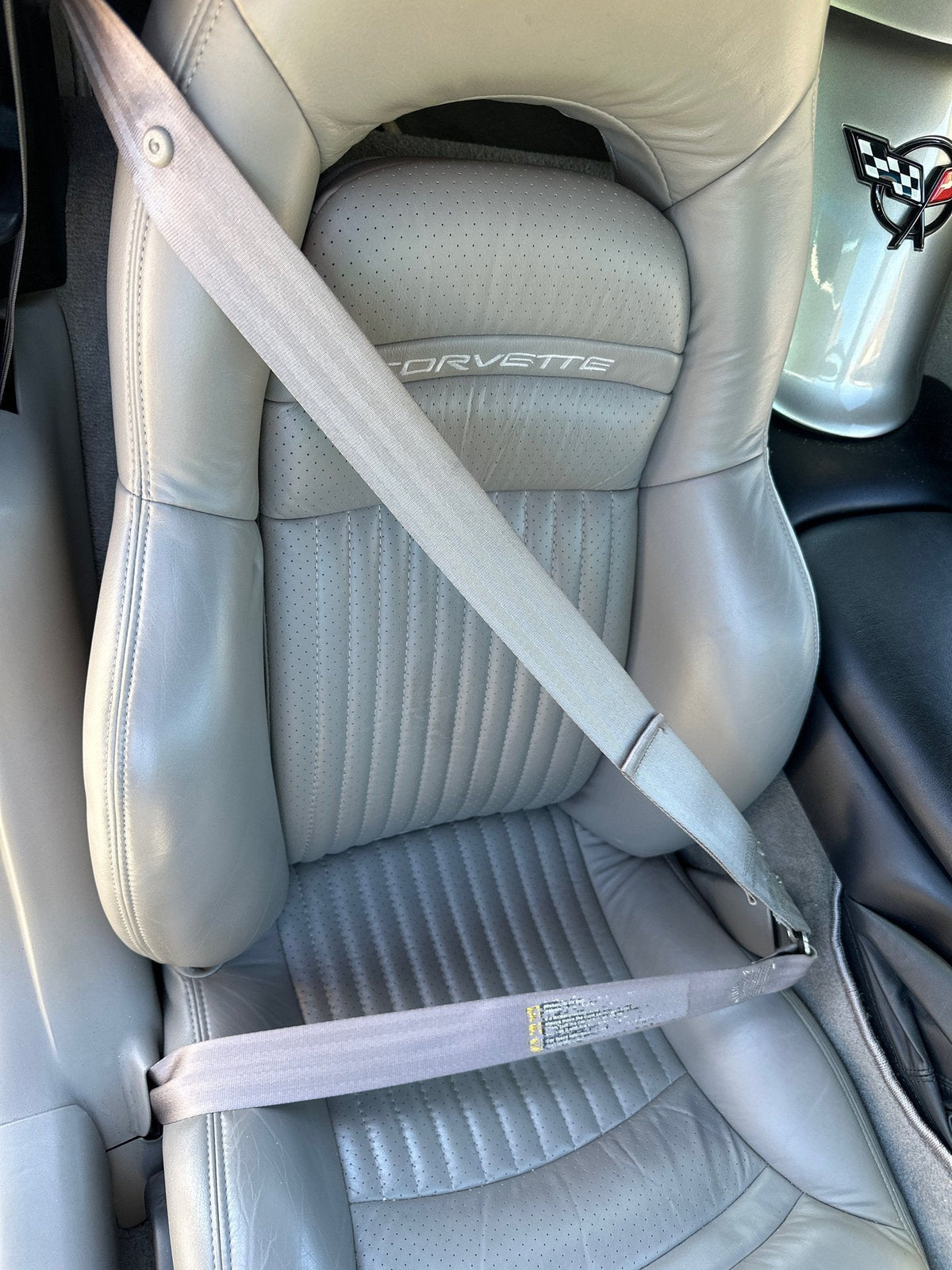 Front Seat Belt, 1999, Chevrolet, Corvette