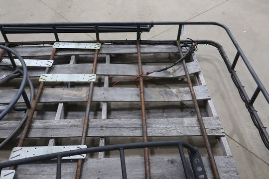 Hummer H2 GOBI 8ft. Ranger Roof Rack W/ Tire Rack Multi - Light Setup