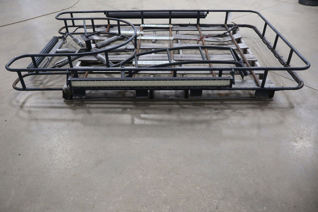 Hummer H2 GOBI 8ft. Ranger Roof Rack W/ Tire Rack Multi - Light Setup