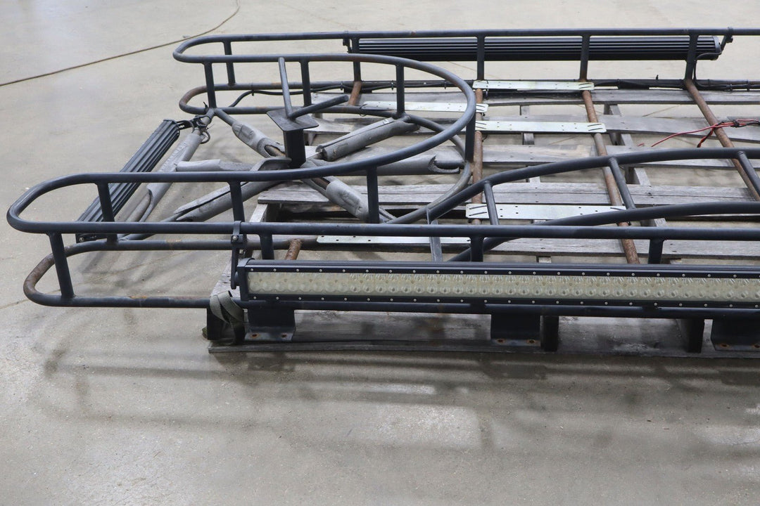 Hummer H2 GOBI 8ft. Ranger Roof Rack W/ Tire Rack Multi - Light Setup