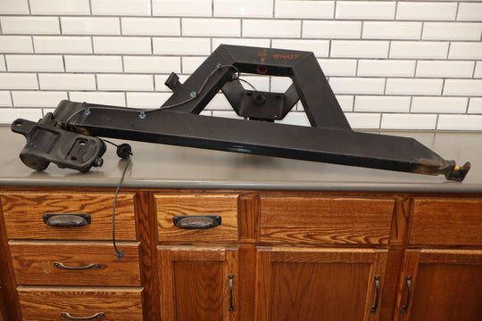 Hummer H2 OEM Exterior Spare Tire Carrier W/Tow Hooks Tested *Weathered*