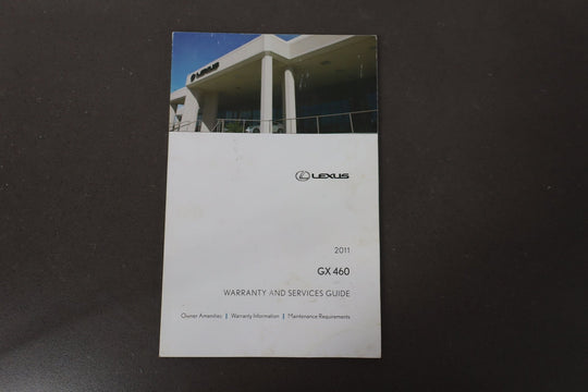 Owners Manual LEXUS GX460 11