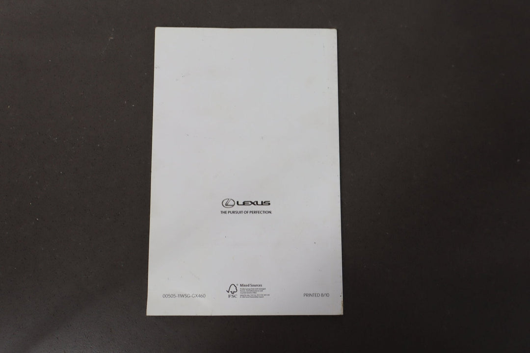 Owners Manual LEXUS GX460 11