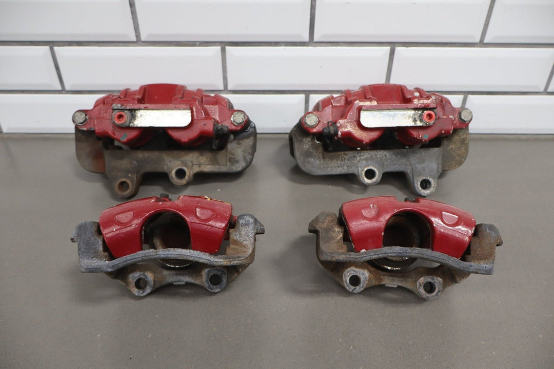 Pontiac GTO Set of 4 Brake Calipers Painted Red OEM