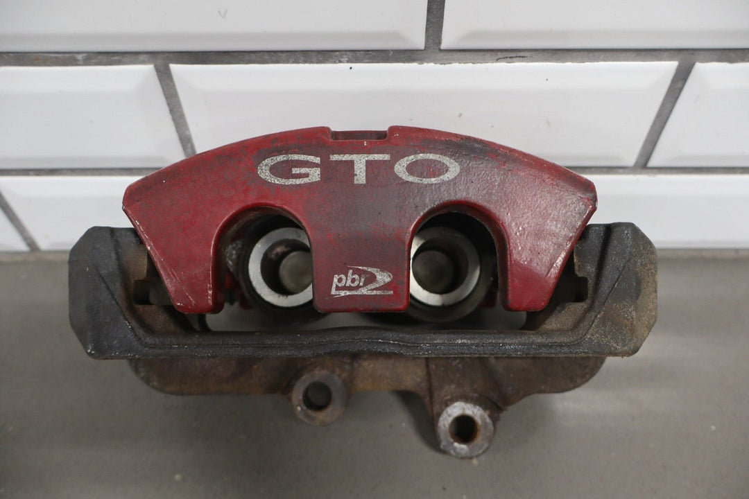 Pontiac GTO Set of 4 Brake Calipers Painted Red OEM