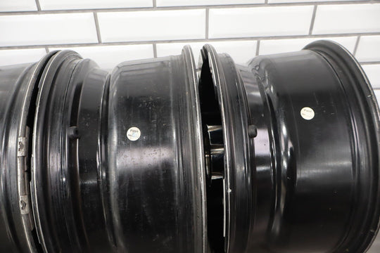 Set of 4 Metal Moto M0951 16x8 Wheels Removed From 2001 GMC Sierra 2500