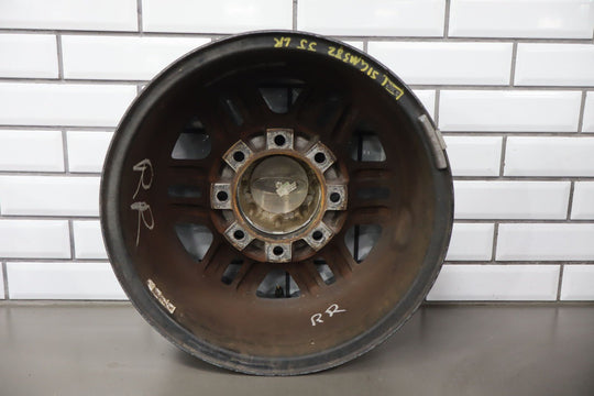 Set of 4 Metal Moto M0951 16x8 Wheels Removed From 2001 GMC Sierra 2500