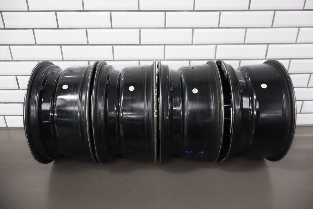 Set of 4 Metal Moto M0951 16x8 Wheels Removed From 2001 GMC Sierra 2500