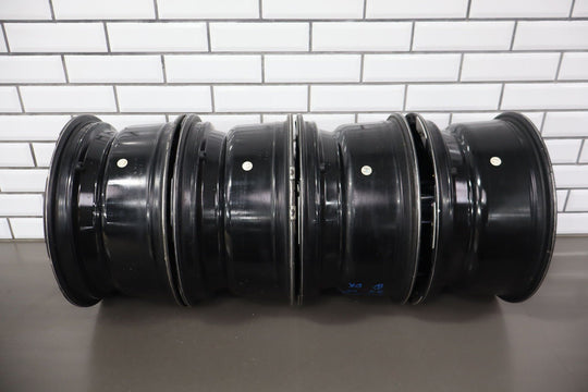 Set of 4 Metal Moto M0951 16x8 Wheels Removed From 2001 GMC Sierra 2500