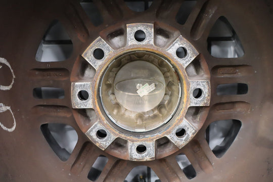 Set of 4 Metal Moto M0951 16x8 Wheels Removed From 2001 GMC Sierra 2500