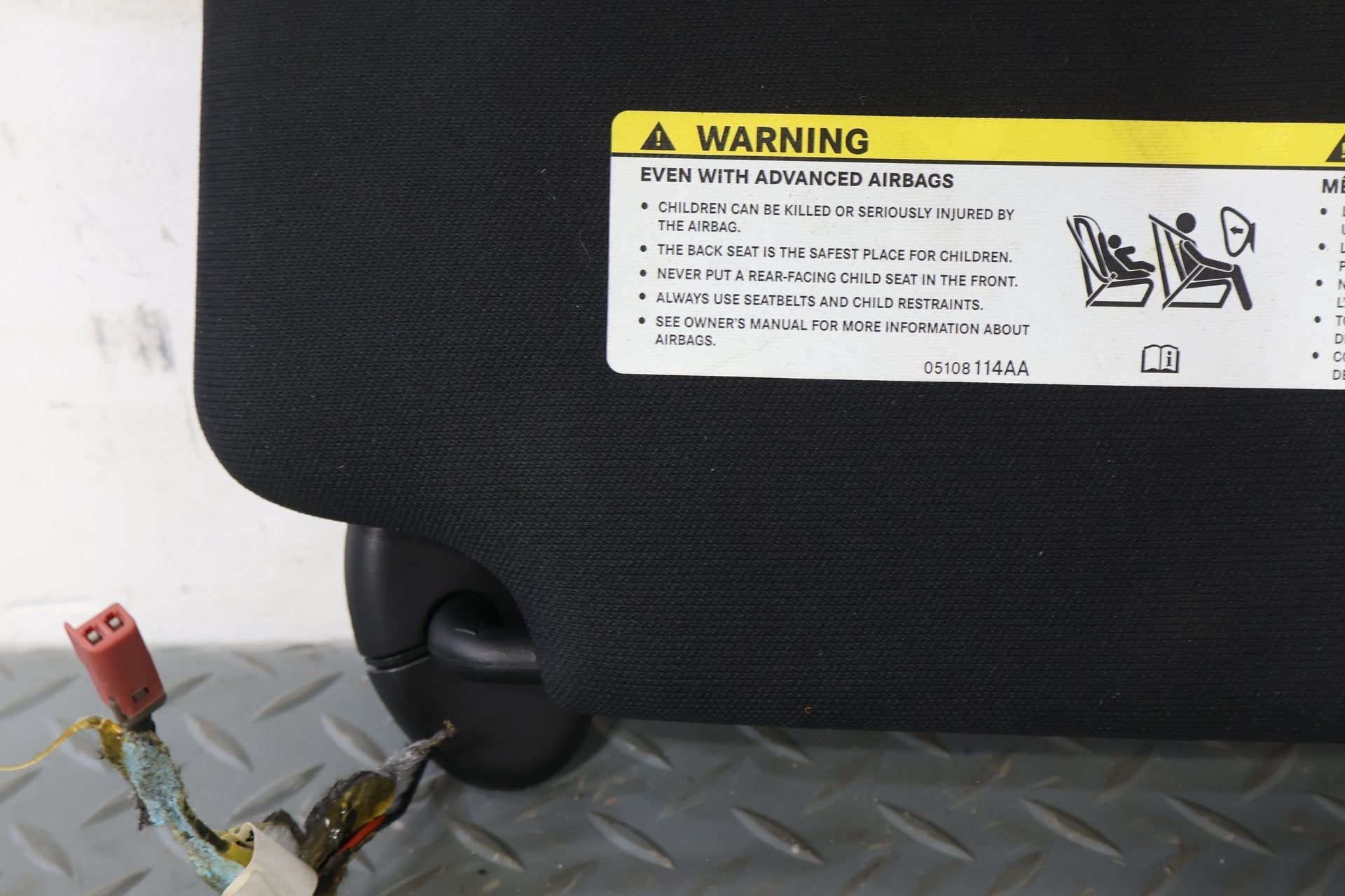 Sun Visor, 2015, Dodge, Charger