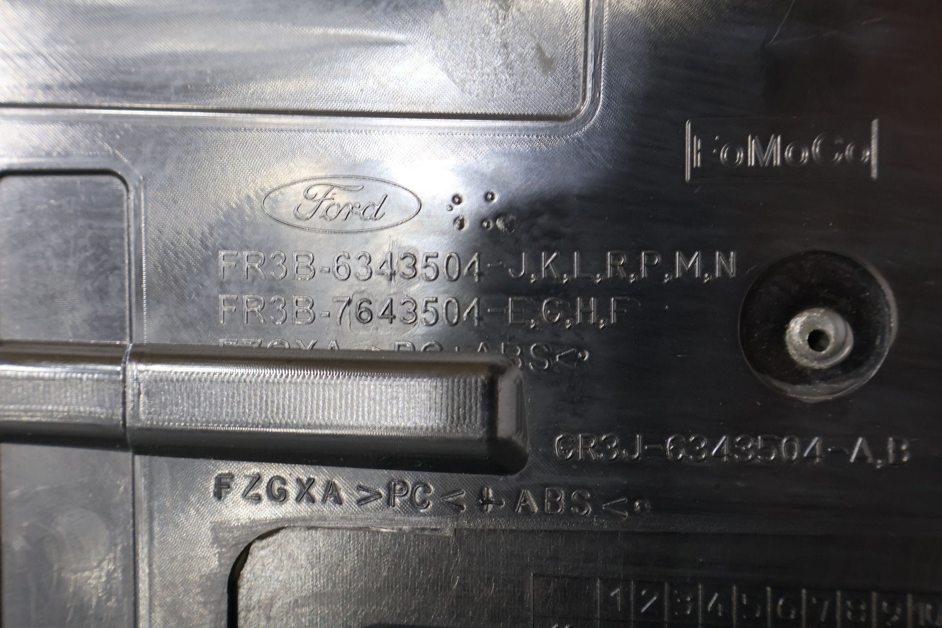 Tail Finish Panel, 2018, Ford, Mustang