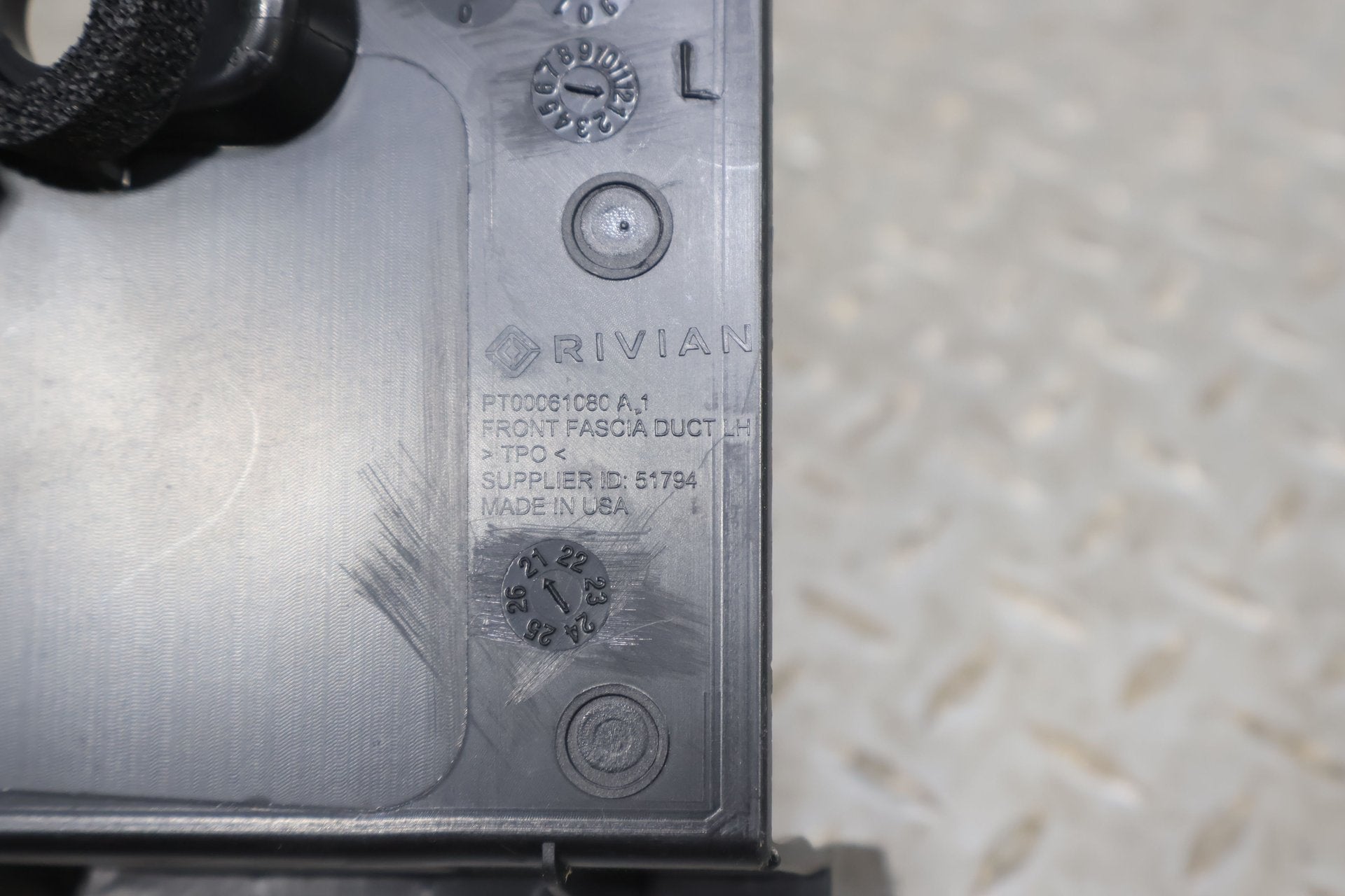 Trim Panel, 2022, Rivian, R1S