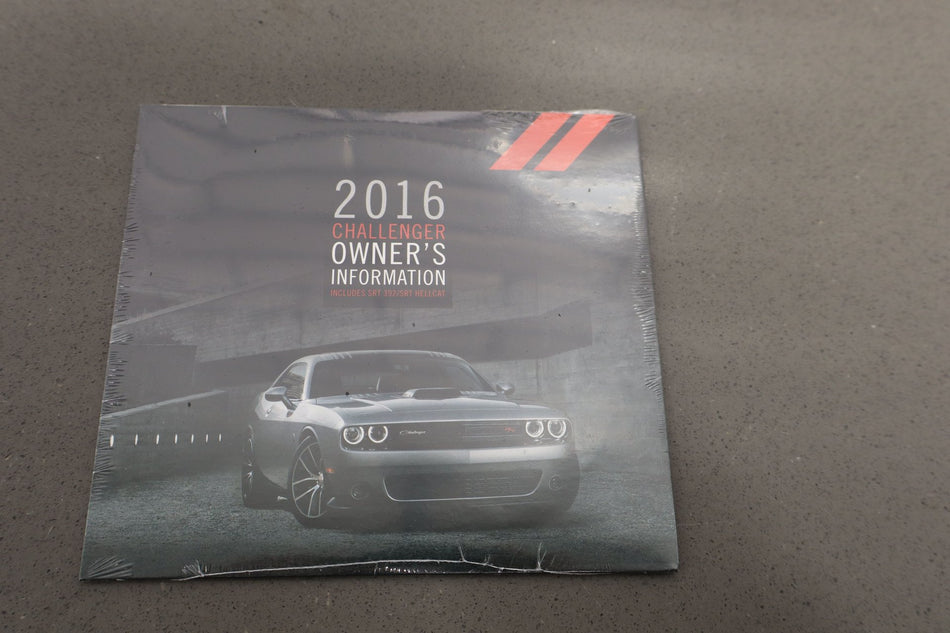 2016 Dodge Challenger- Owners Manual