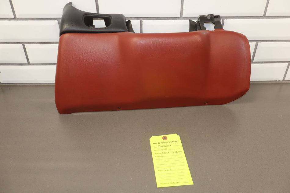 97-99 C5 Corvette Left Driver Knee Pad Bolster (Firethorn Red 943)