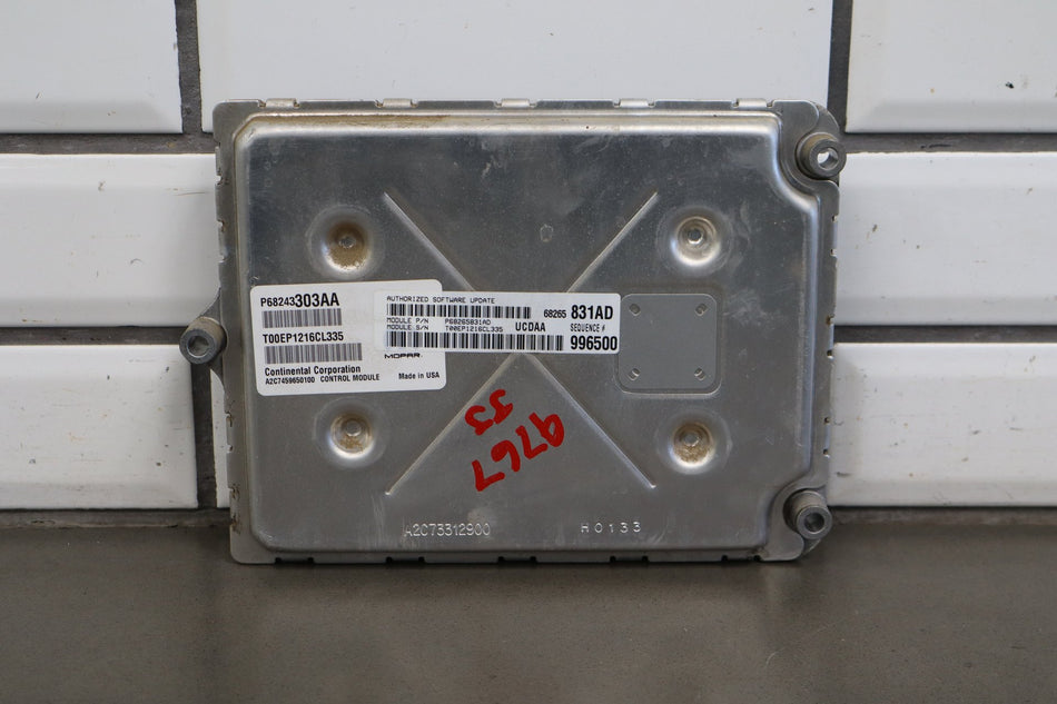 16-20 Ram 1500 5.7L EZH Engine Computer ECU OEM 68243303AB