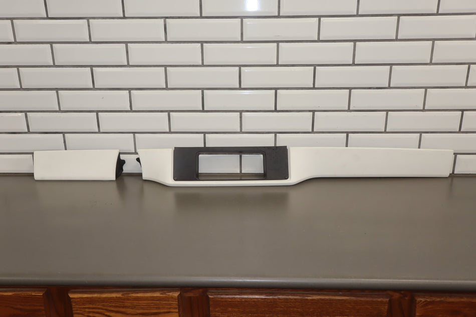 2022-2026 Tesla Model S White Leather Dash Trim OEM