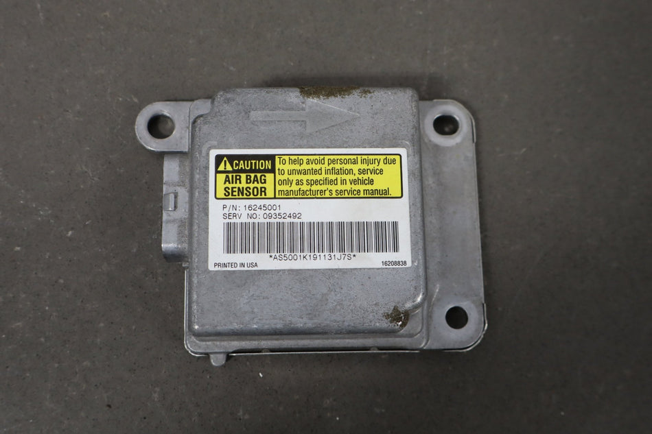 Airbag SRS Module Fits 1999 Chevrolet Corvette Base